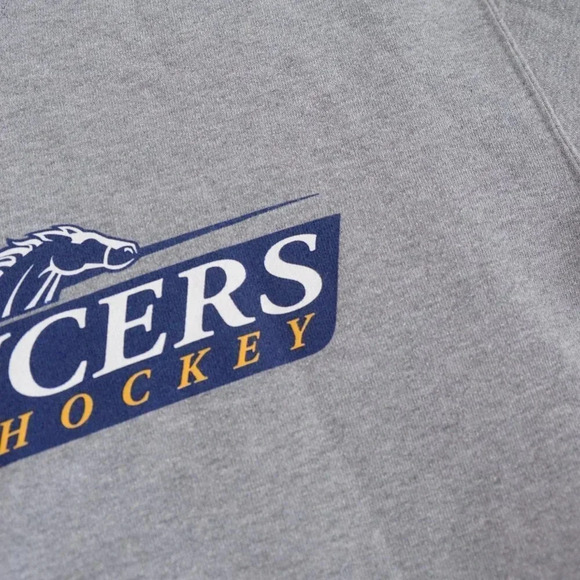 Vintage Russel Grey Lancers Hockey  Crewneck Sweater Med - Picture 11 of 12